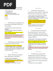 PROF AD POST TEST Answers