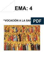 Tema4. Vocación A La Santidad