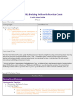 Scaffolding PBL Building Skills With Practice Cards - Facilitation Guide