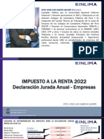 Impuesto A La Renta 2022