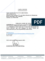 Carta Convite Geraldo Gomes de Souza Junior