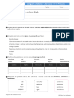 Preparación de Evaluación Inicial Lengua 6º