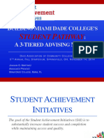 Building Miami Dade College's Student Pathway - A 3-Tiered Advising Model - Martinez