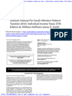 Solution Manual For South Western Federal Taxation 2014 Individual Income Taxes 37th Edition by William Hoffman James e Smith