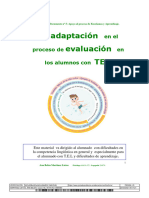 Adecuacion Proceso de Evaluacion