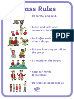 WL T 2547703 Foundation Phase Class Rules Display Poster