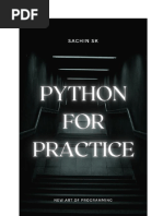 Sachin SK - Python For Practice