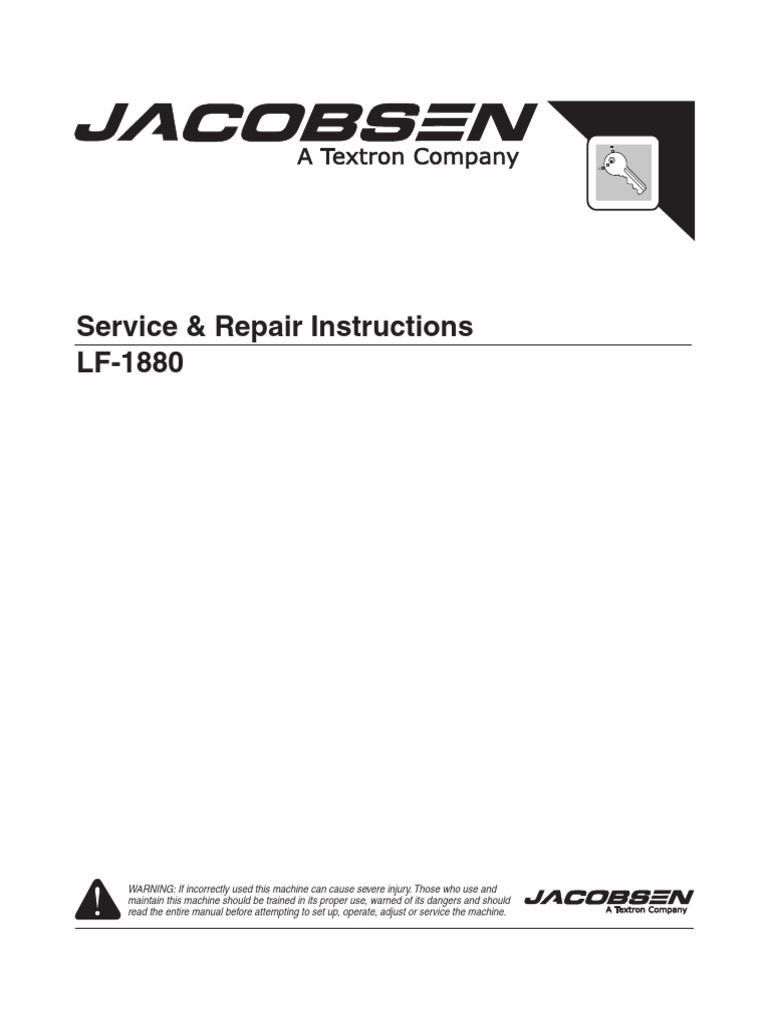 LF-1880 Service and Repair Manual | PDF | Manual Transmission | Vehicles