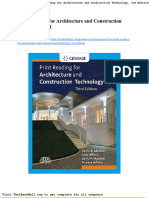 Solution Manual For Print Reading For Architecture and Construction Technology 3rd Edition