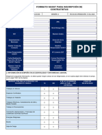 Formato SGSST para Inscripción de Contratistas PDF