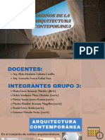 Arquitectura Contemporánea Grupo 3