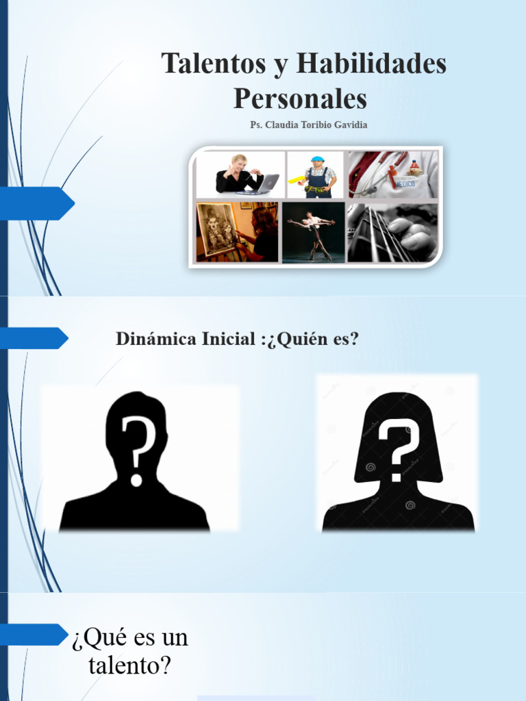 CLASE 9 Talentos y Habilidades Personales | PDF