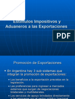 Estímulos Impositivos y Aduaneros A Las Exportaciones 2019