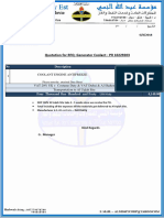 RFQ - Generator Coolant - PR 10229203