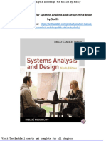 Solution Manual For Systems Analysis and Design 9th Edition by Shelly