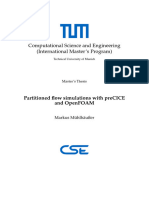 Partitioned Flow Simulations With PreCICE and OpenFOAM