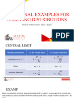 Co4 - Additional Examples For Sampling Distributions (Mean and Proportion)