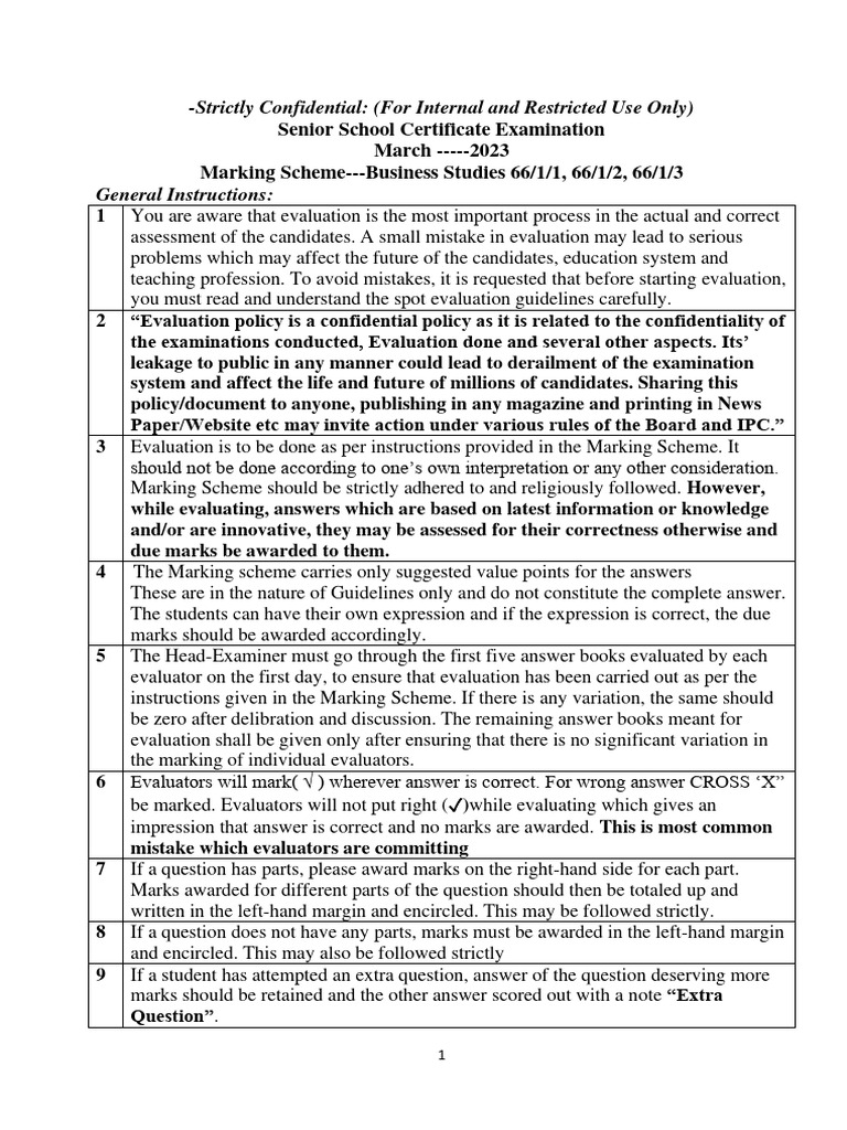 senior-school-certificate-examination-march-2023-marking-scheme