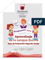 Primera Evaluación PALE 2°