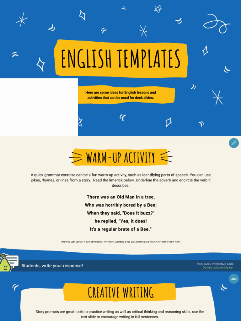 English Templates | PDF
