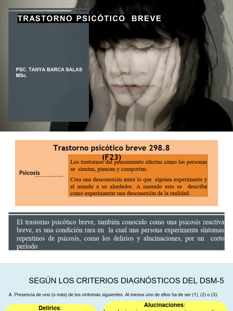 Image Result For Trastorno Psictico Breve Causas Factores De Riesgo Sntomas Y