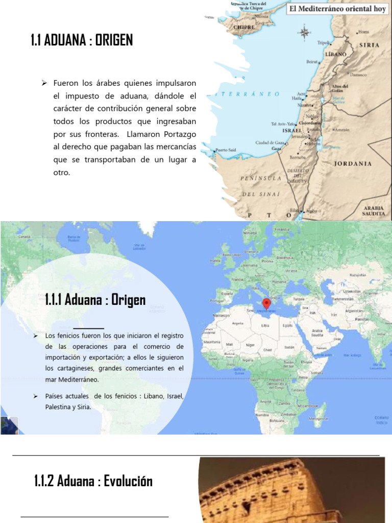 Evolución De Aduanas Pdf Aduana El Comercio Internacional