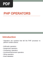 PHP Operators