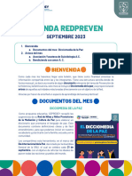 Agenda Redpreven Septiembre 2023