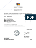 Certificado Exento