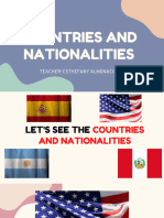 Countries and Nationalities