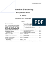 Deutscher Bundestag: Stenografischer Bericht 49. Sitzung