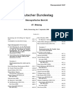 Deutscher Bundestag: Stenografischer Bericht 47. Sitzung