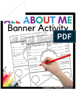 All About Me Banner