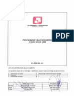 CA-PRO-RL-016 Procedimiento Código de Colores