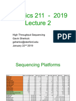 Lecture2-High Throughput Sequencing-2019