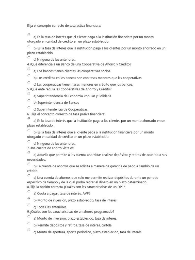 Conceptos Clave de Finanzas y Ahorro | PDF | Bancos | Interés