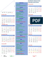 Шкільний Календар 2023-2024