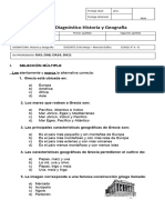 Prueba Diagnóstico Historia 4°