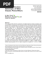 Travis Et Al 2020 Weight Selection Attempts of Elite Classic Powerlifters