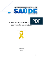 Plano Municipal de Prevencao e Posvencao Do Suicidio PEDRA PRETA