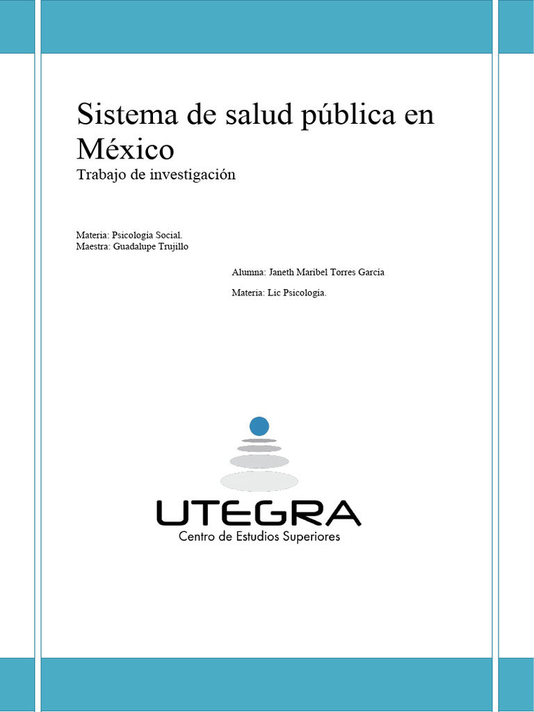 Sistema De Salud Publica En Mexico Pdf México Hospital