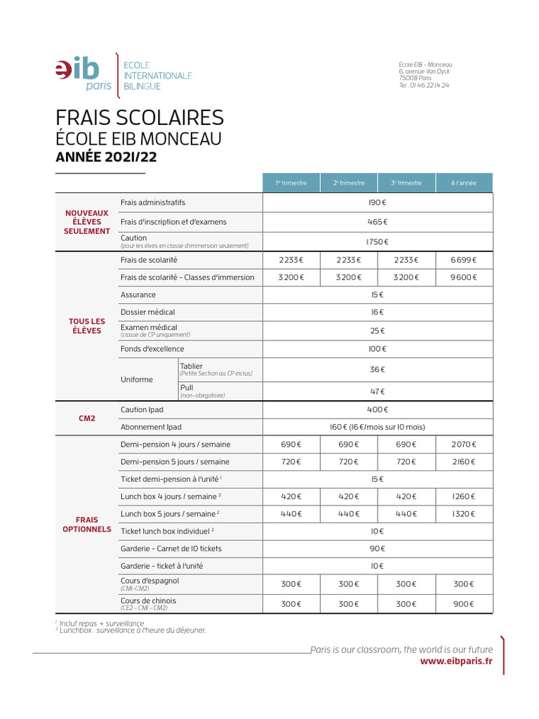 Pronotes Eib Monceau Espacé Élève – KFPT