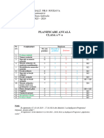 Planificare Anuala V 2023