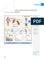 Bioinspired Actuators With Intrinsic Muscle-Like Mechanical Properties