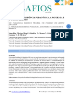 O Programa Residência Pedagógica, A Pandemia E O Ensino Remoto