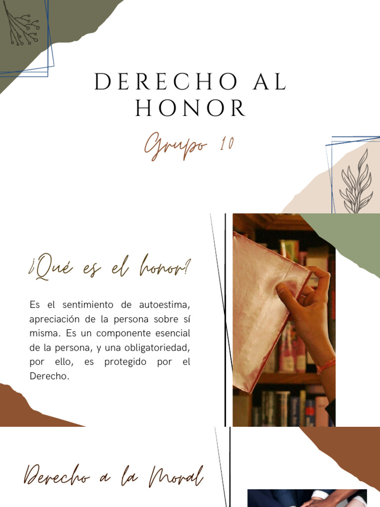 Derecho Al Honor | PDF | Intención (Derecho Penal) | Justicia