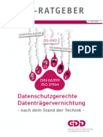 Datenschutzgerechte Datentraegervernichtung 4. Aufl. 2019