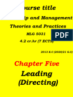 ILG 2013 E.C MGT Concepts - PPT Chapter 5 - 7