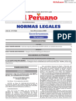 Normas Legales: Dición Xtraordinaria