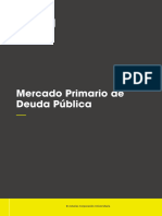 Mercado Primario de Deuda Pública